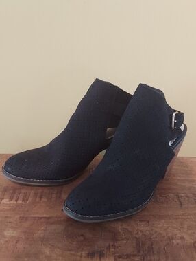 Cole Haan Black Perforated Slingback Mules - Size 9 1/2 B